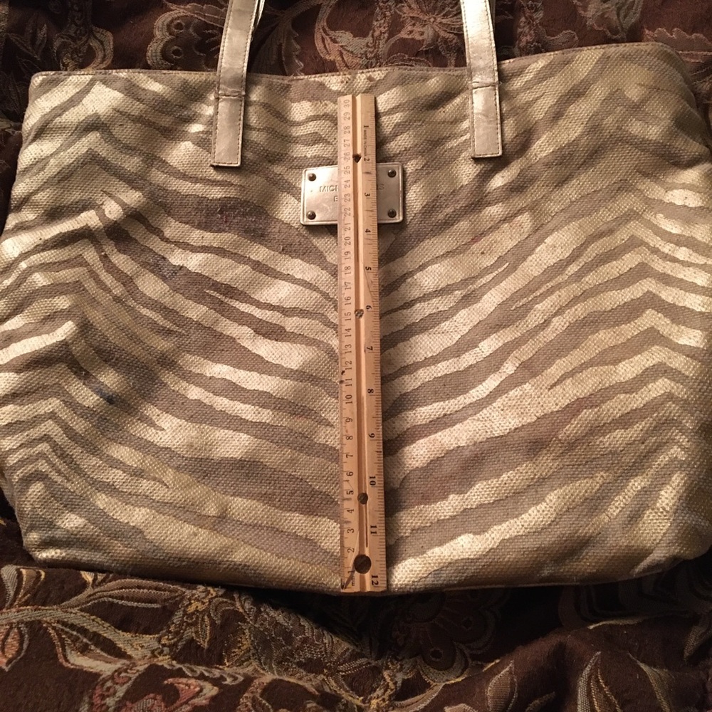 Micheal Kora  tote handbag Gold color Size 17x 12x